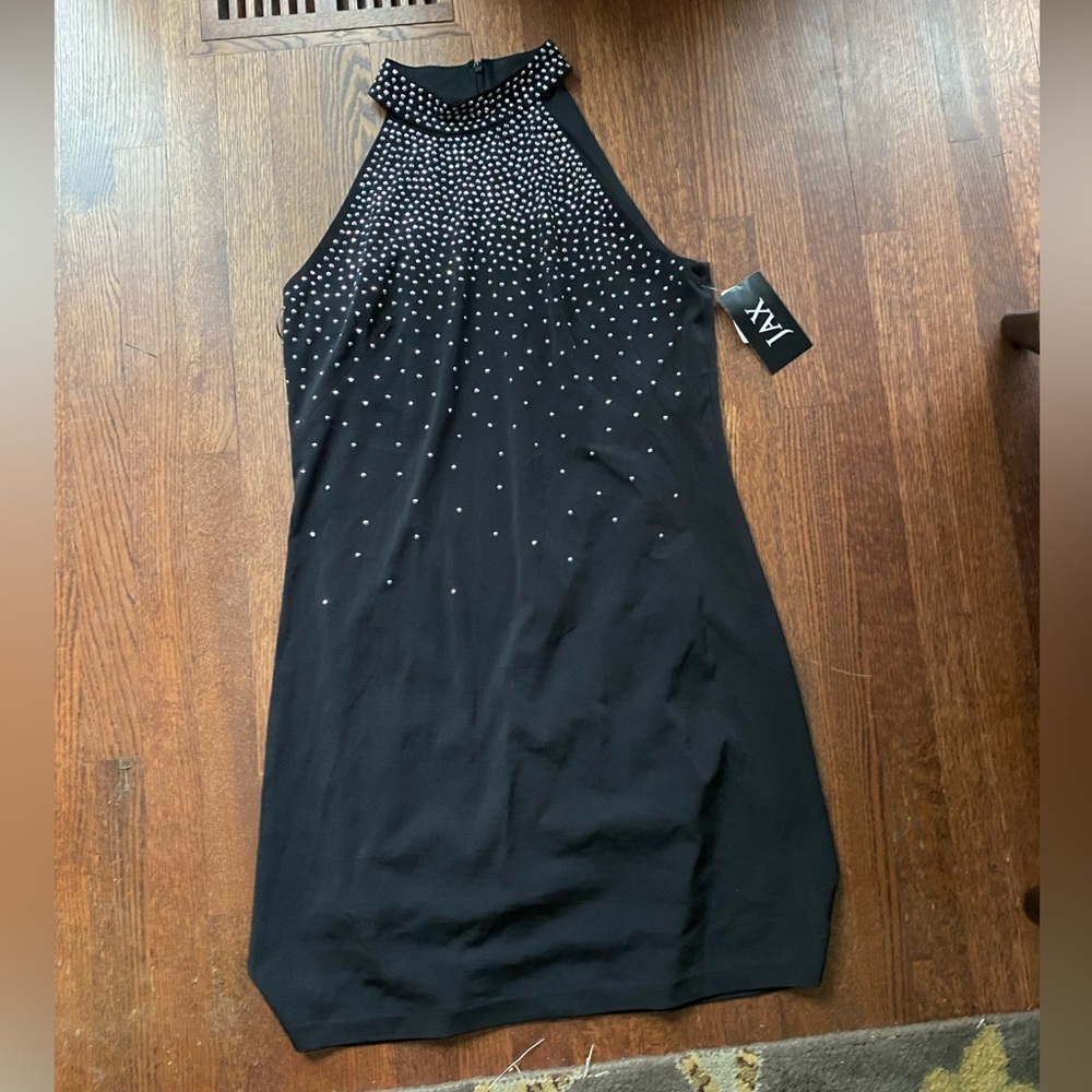 Black Jax rhinestone dress